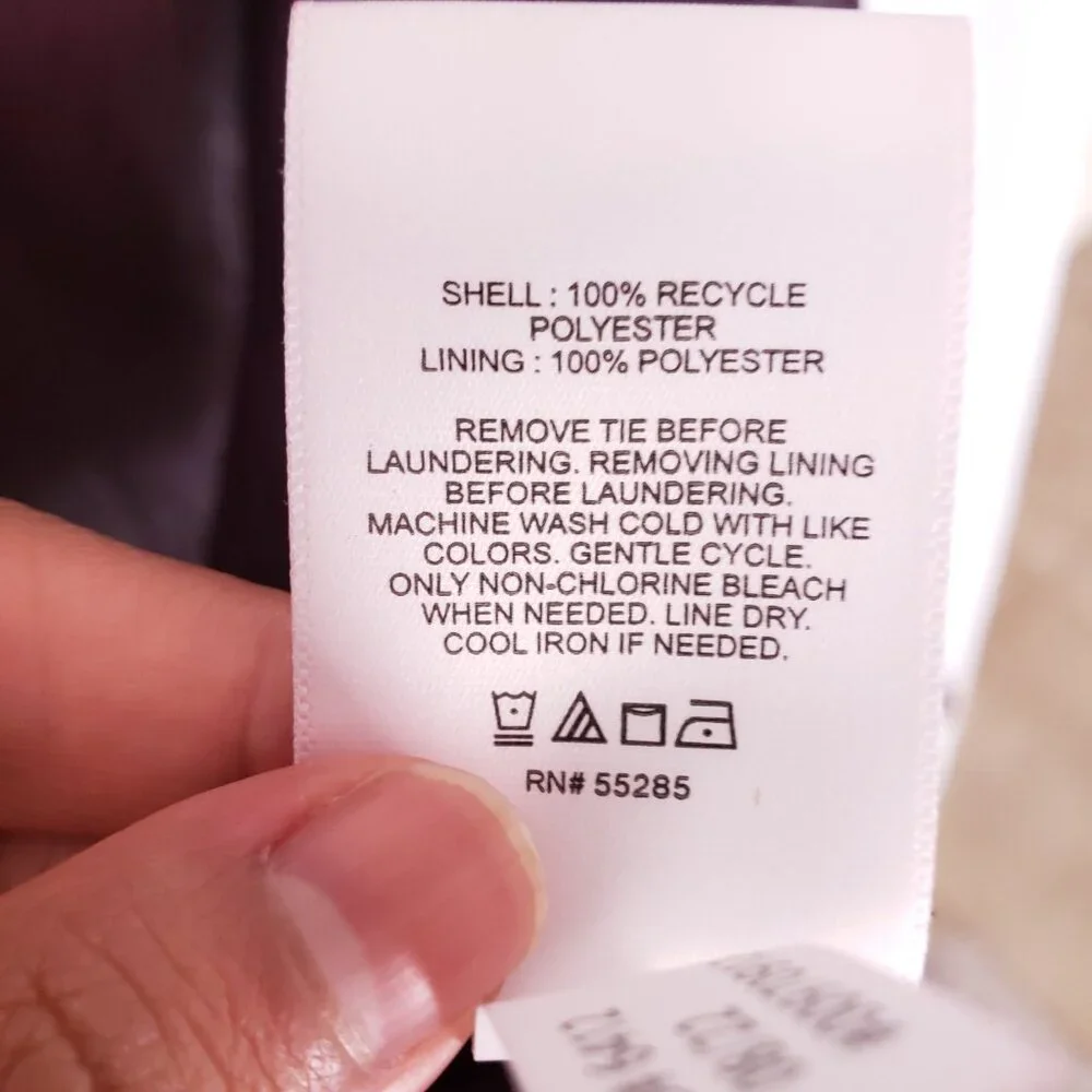 Express Women Purple Button V Neck Long Sleeve Sheer Lightweight Blouse Size S - Picture 6 of 15